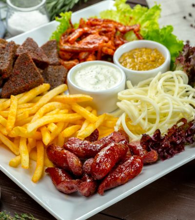 beer snacks served in the restaurant